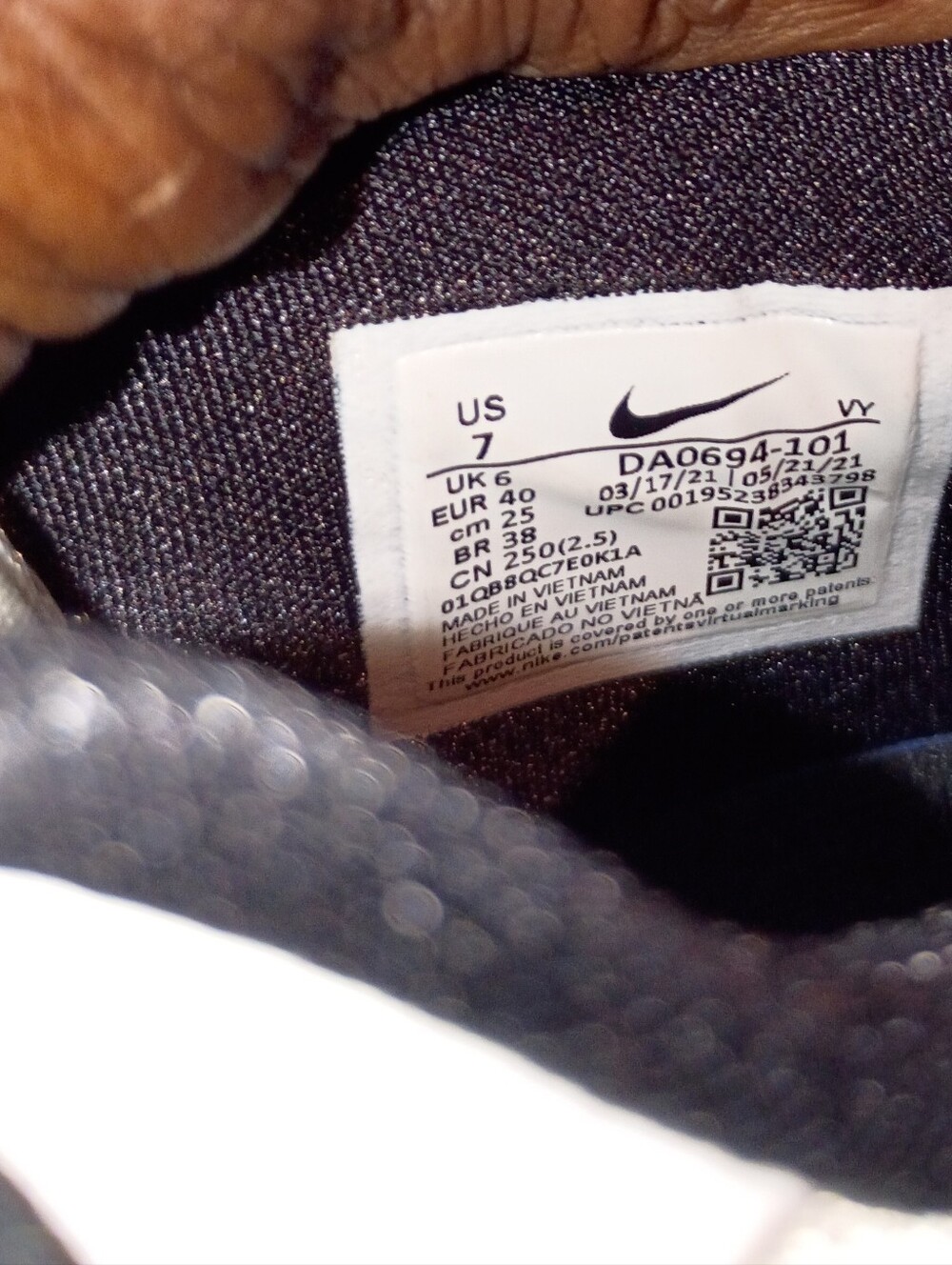 Nike Men's Black Sneakers - DA0694-101